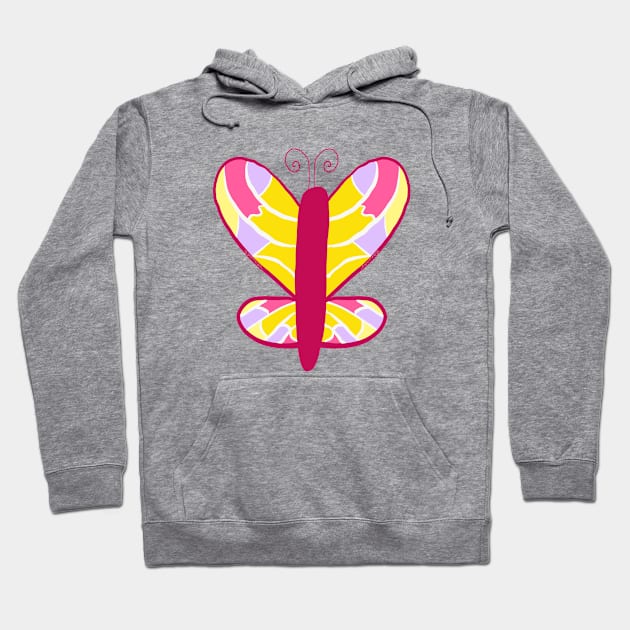 a spring butterfly Hoodie by AlienClownThings